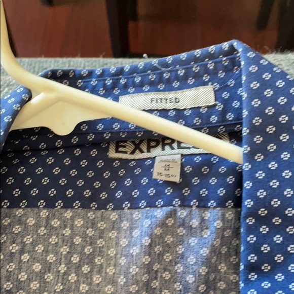 Express fitted long sleeve button down shirt - Picture 2 of 2